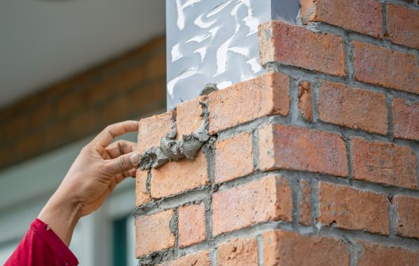 Brick Pillar Repair in Gaithersburg