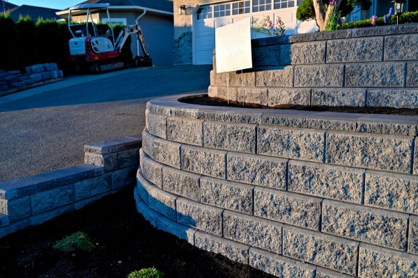 Stone Retaining Wall Repair in Gaithersburg