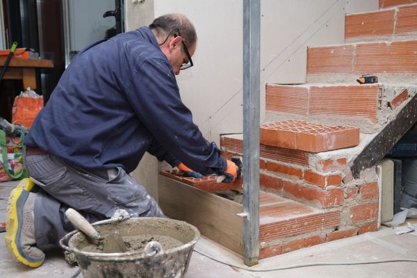Brick Steps Installation